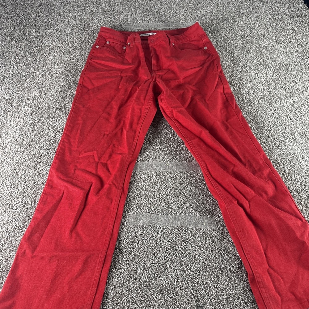 Tommy Hilfiger Women's Red Pants Size 8